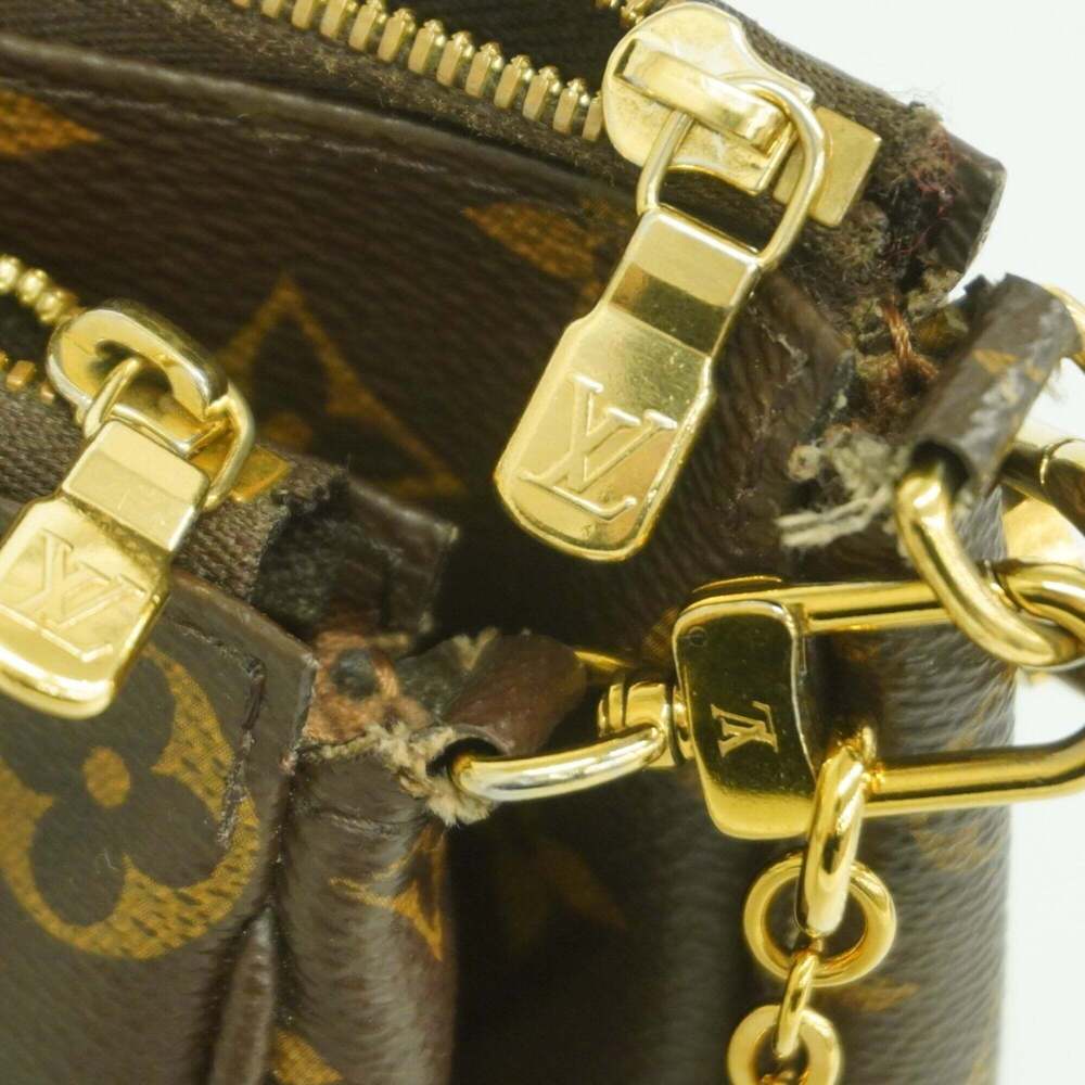 LOUIS VUITTON Authentic Brown Monogram Pochette Shoulder Bag - Picture 9 of 11